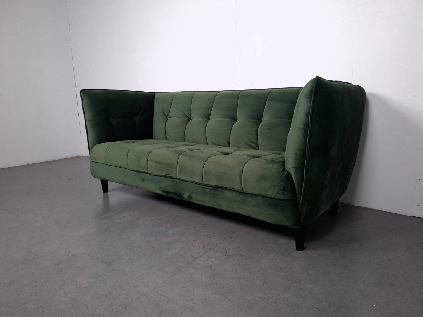 Velourse 2 zits Bank | Groen
