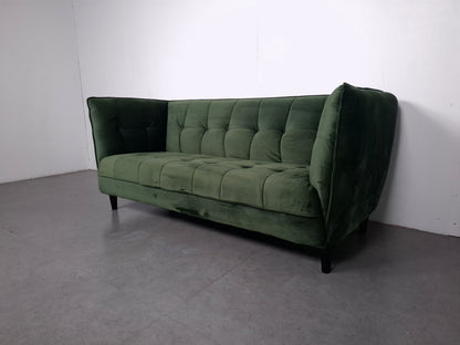 Velourse 2 zits Bank | Groen