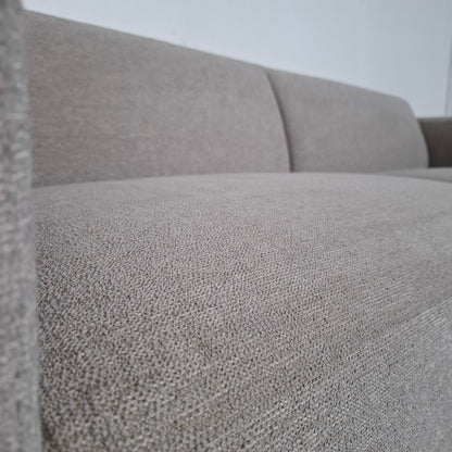 BY SIDDE Odin 4 zits bank met hocker | Grijs