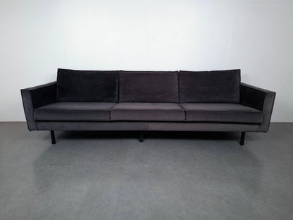 BePureHome Rodeo 3 zits velvet bank | Grijs