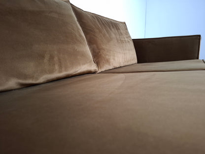 BePureHome Rodeo velvet 2 zits bank | Geel