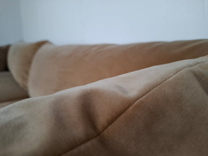 Sofacompany Hoekbank Velourse | Goud / creme