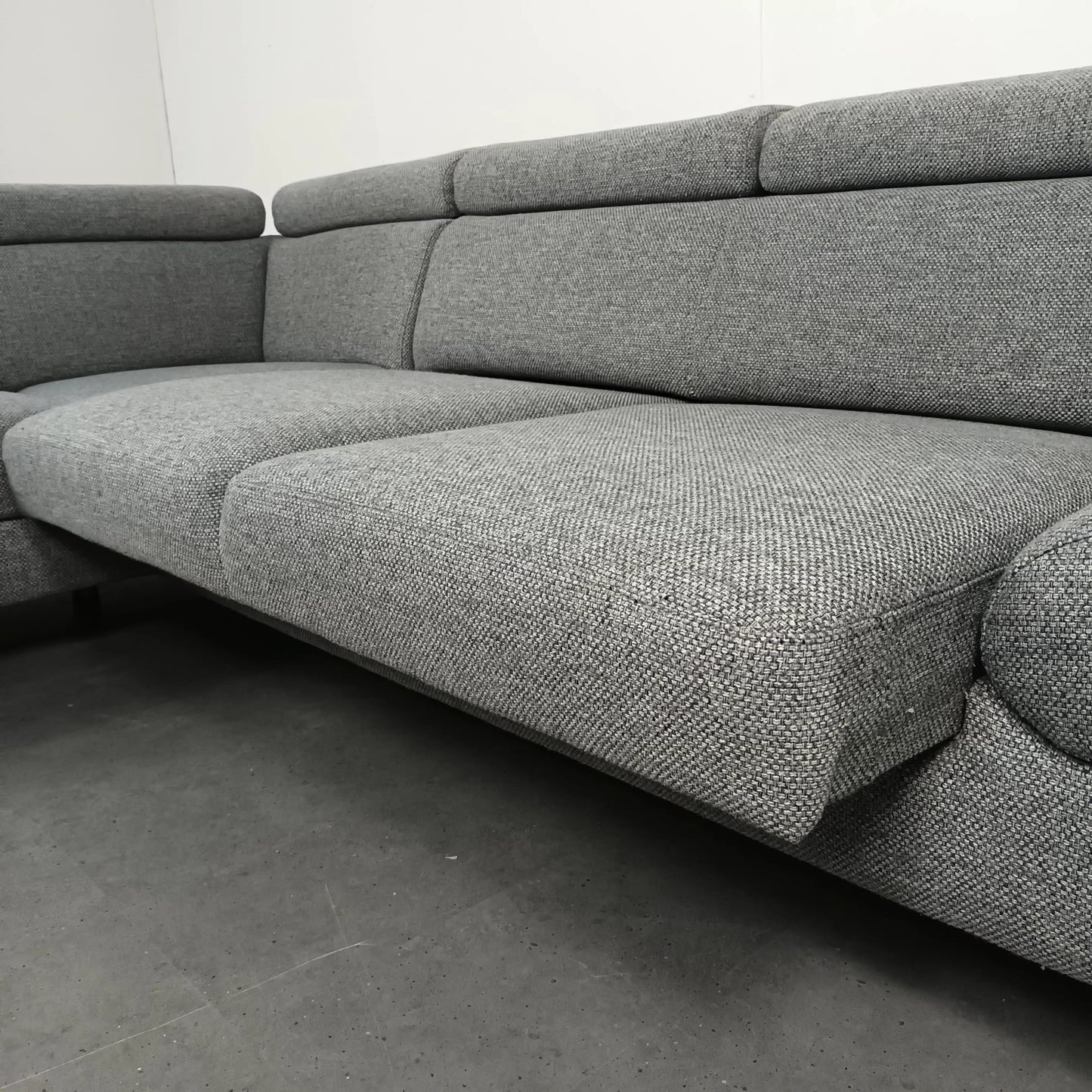 Montel Urban hoekbank | Licht grijs (gemeleerd)
