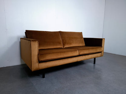 BePureHome 2 zits Bank met Hocker | Honing geel