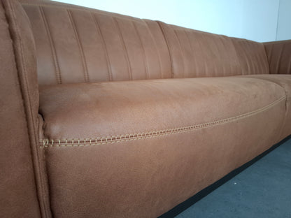 Industriële hoekbank | Cognac