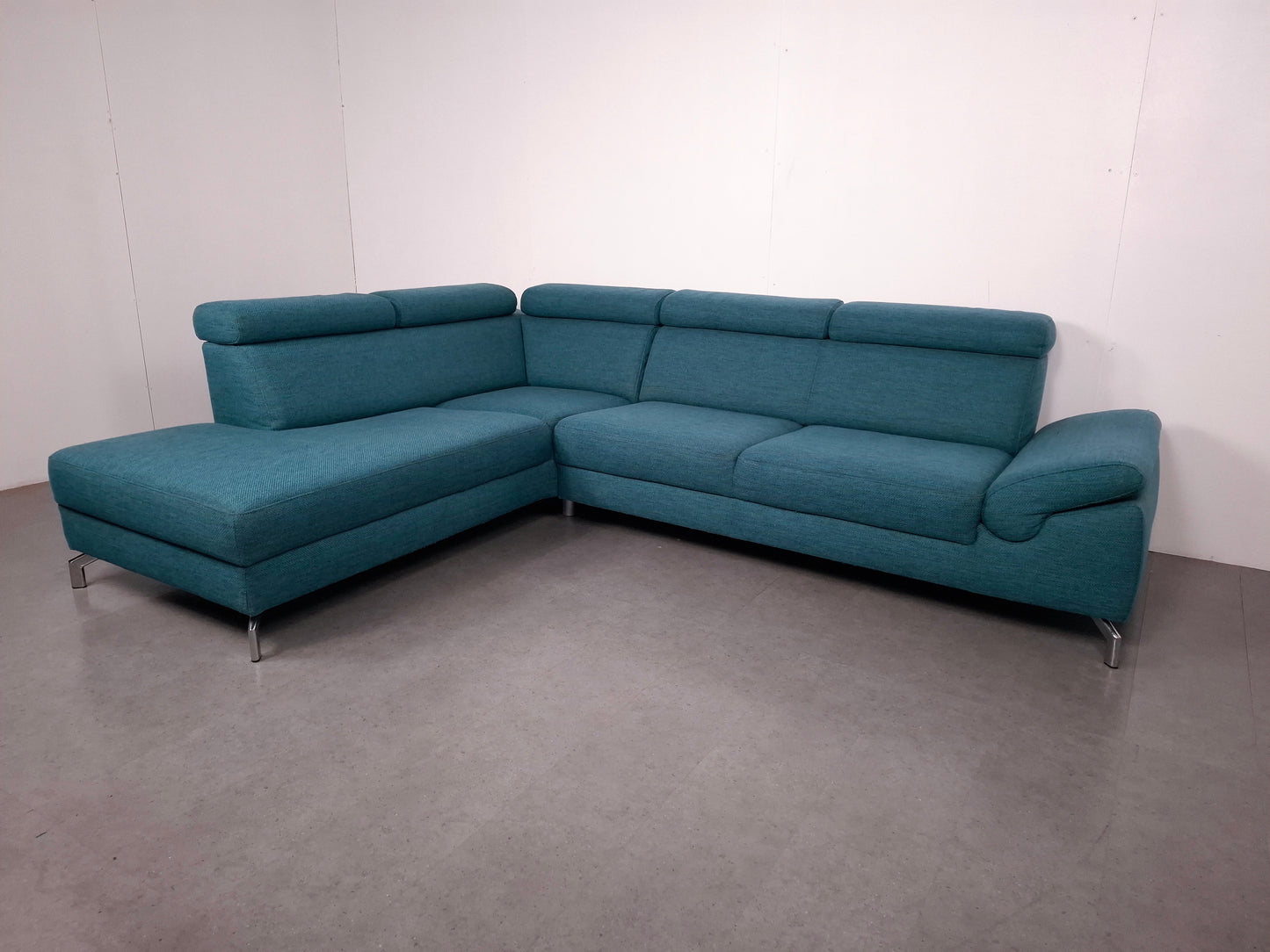 Montel Chicago hoekbank | Aqua blauw