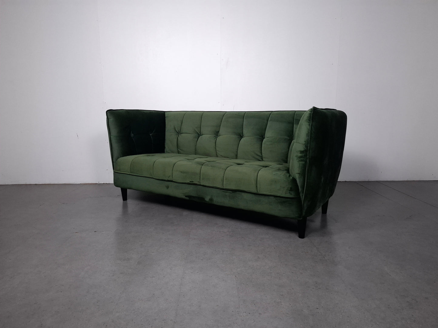 Velourse 2 zits Bank | Groen