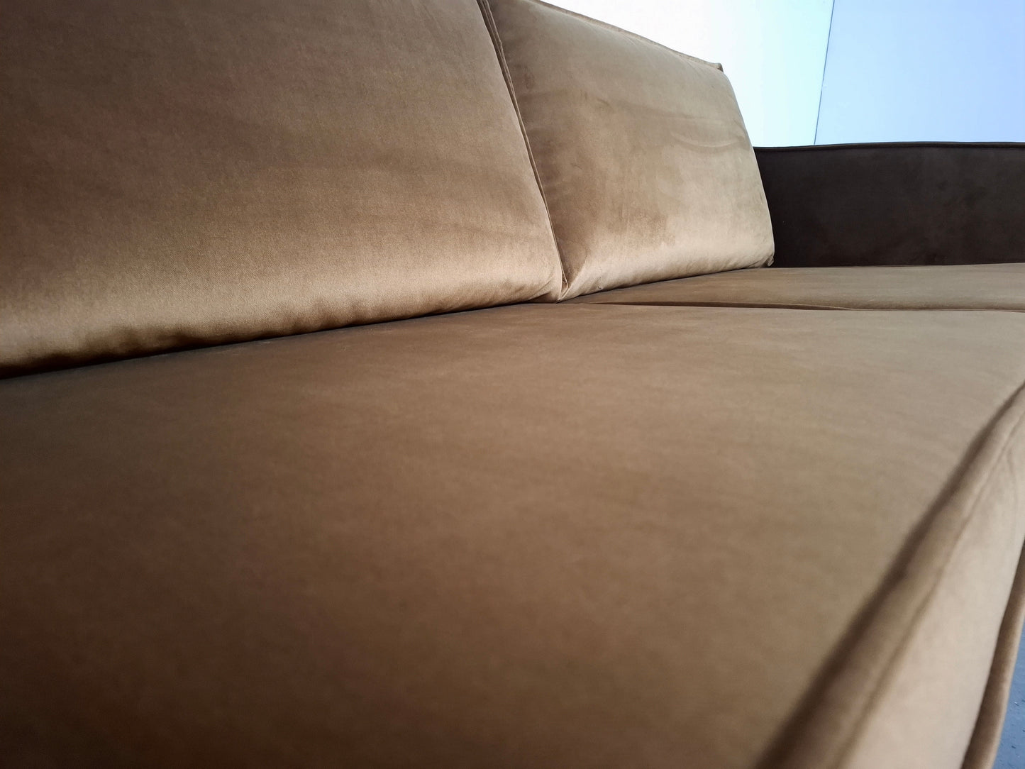 BePureHome 2 zits Bank met Hocker | Honing geel