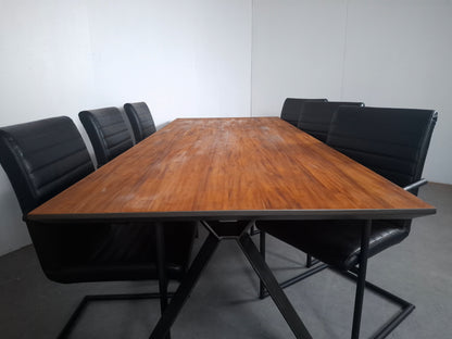 Eetkamer set: Hoge kwaliteits Eettafel met 6 Stoelen