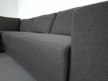 Moderne hoekbank | Antraciet grijs