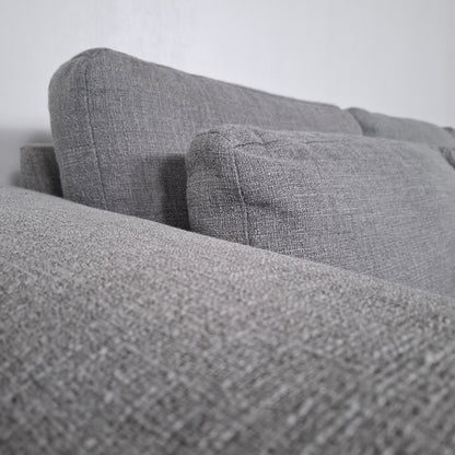 Montel bean style hoekbank | Licht grijs gemeleerd