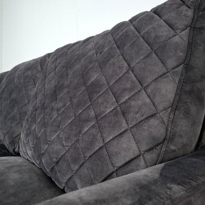 Urban Sofa: By Ira Ness velourse hoekbank | Grafiet grijs