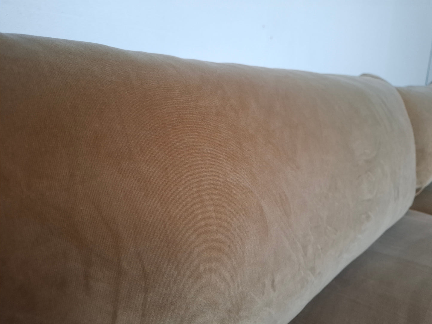 Sofacompany Hoekbank Velourse | Goud / creme