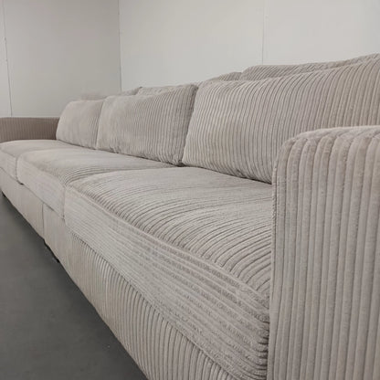 Vellarte Furniture Ribstof bank | Wit