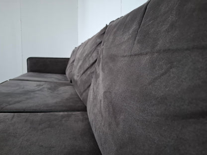 BePure Rodeo 3 zits Bank met Poef | Grijs