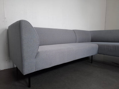 Compacte 3 zits Hoekbank | Licht grijs