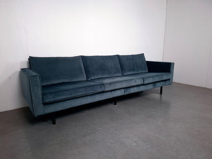 BePureHome 3 zits Bank met Hocker | Velvet Teal
