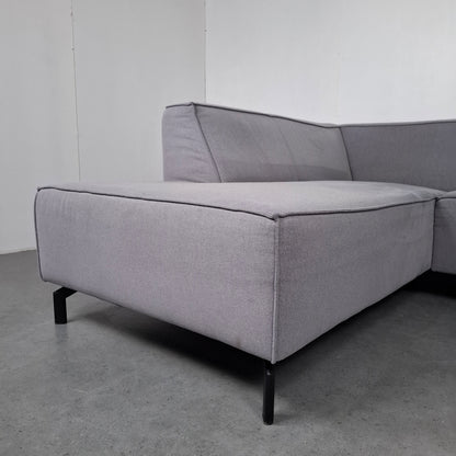 Moderne 3 zits hoekbank | Licht grijs