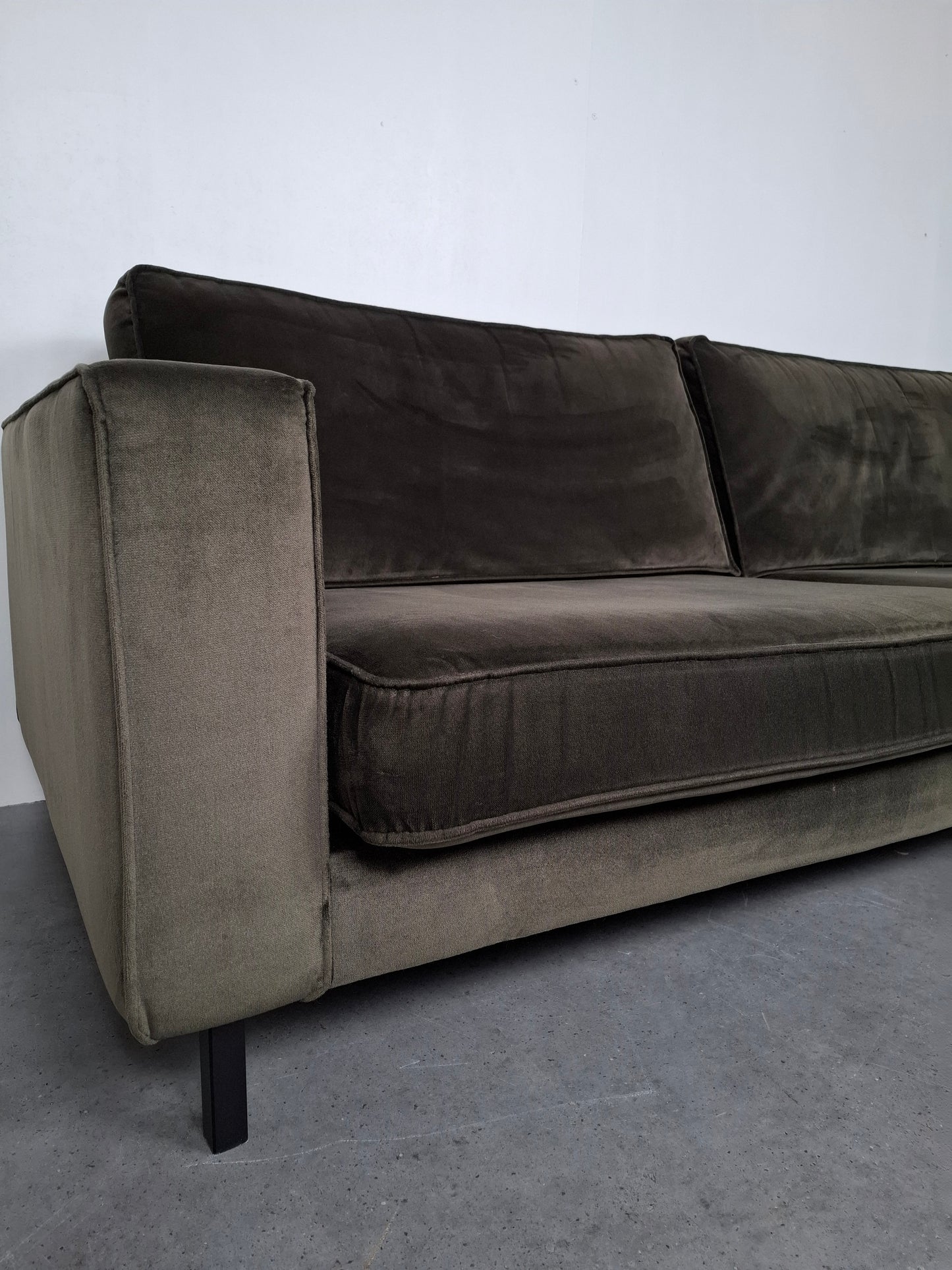 WOOOD model Robin 3 zits bank | Warmgroen