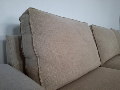 Ikea KIVIK 5 zits Hoekbank | Creme / Beige