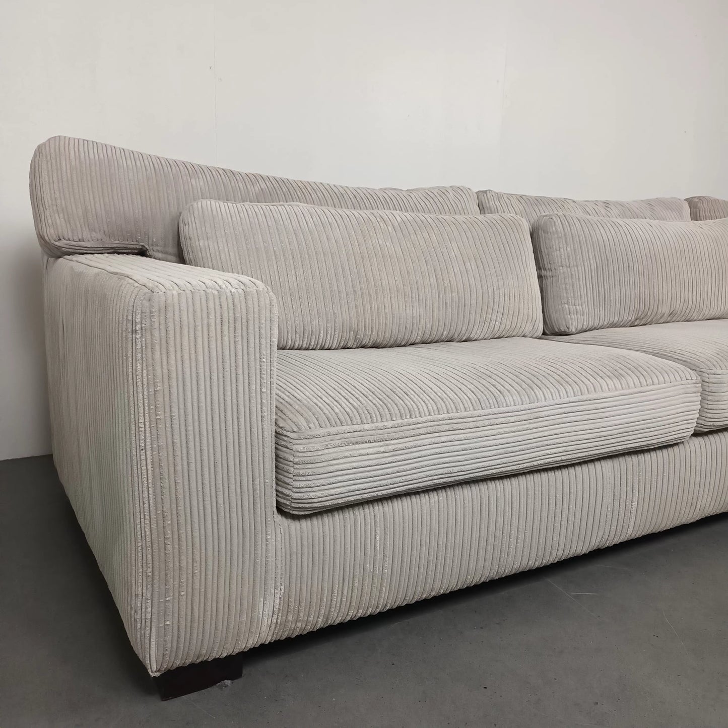 Vellarte Furniture Ribstof bank | Wit