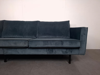 BePureHome 3 zits Bank met Hocker | Velvet Teal