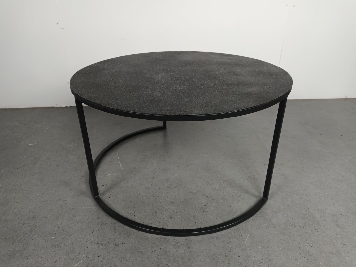 Industriële salontafel | Volledig staal | Zwart