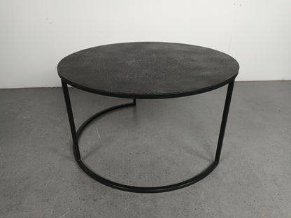 Industriële salontafel | Volledig staal | Zwart