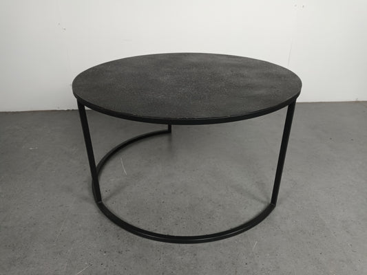 Industriële salontafel | Volledig staal | Zwart