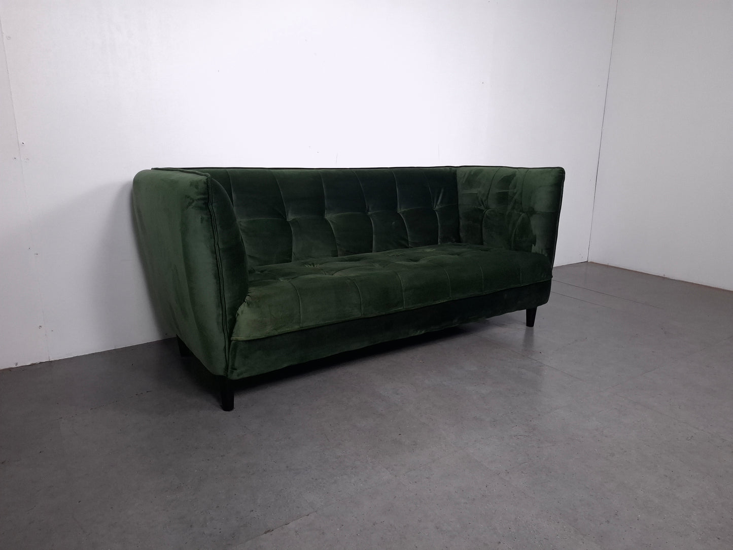 Velourse 2 zits Bank | Groen