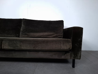 Woood Robin 3 zits Bank met Hocker | Warmgroen