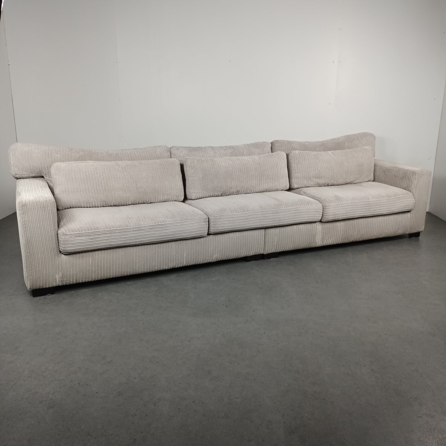 Vellarte Furniture Ribstof bank | Wit