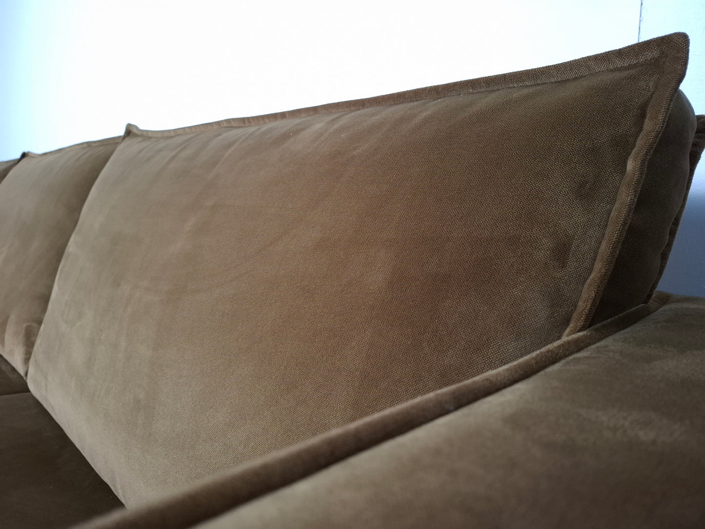 BePureHome Rodeo velvet 3 zits bank | Geel