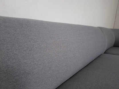 Compacte 3 zits Hoekbank | Licht grijs