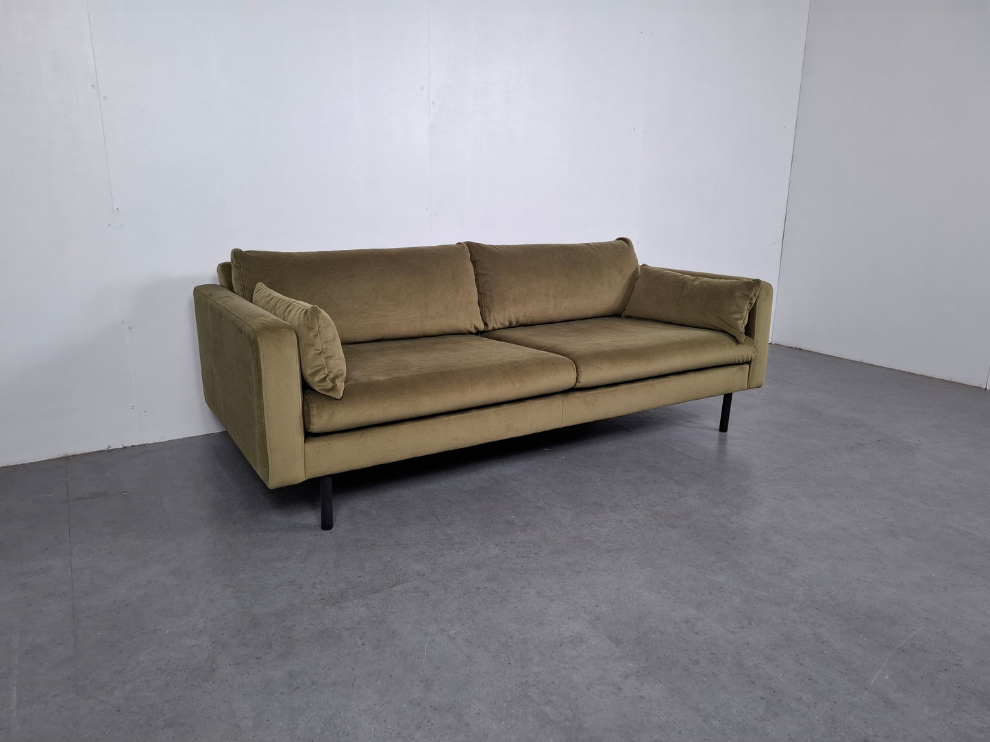 Velvet 2 zits bank | Mosgroen