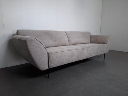 Complete set van Montel: 4 zits & 2,5 zits Bank met Hocker | Gemeleerd