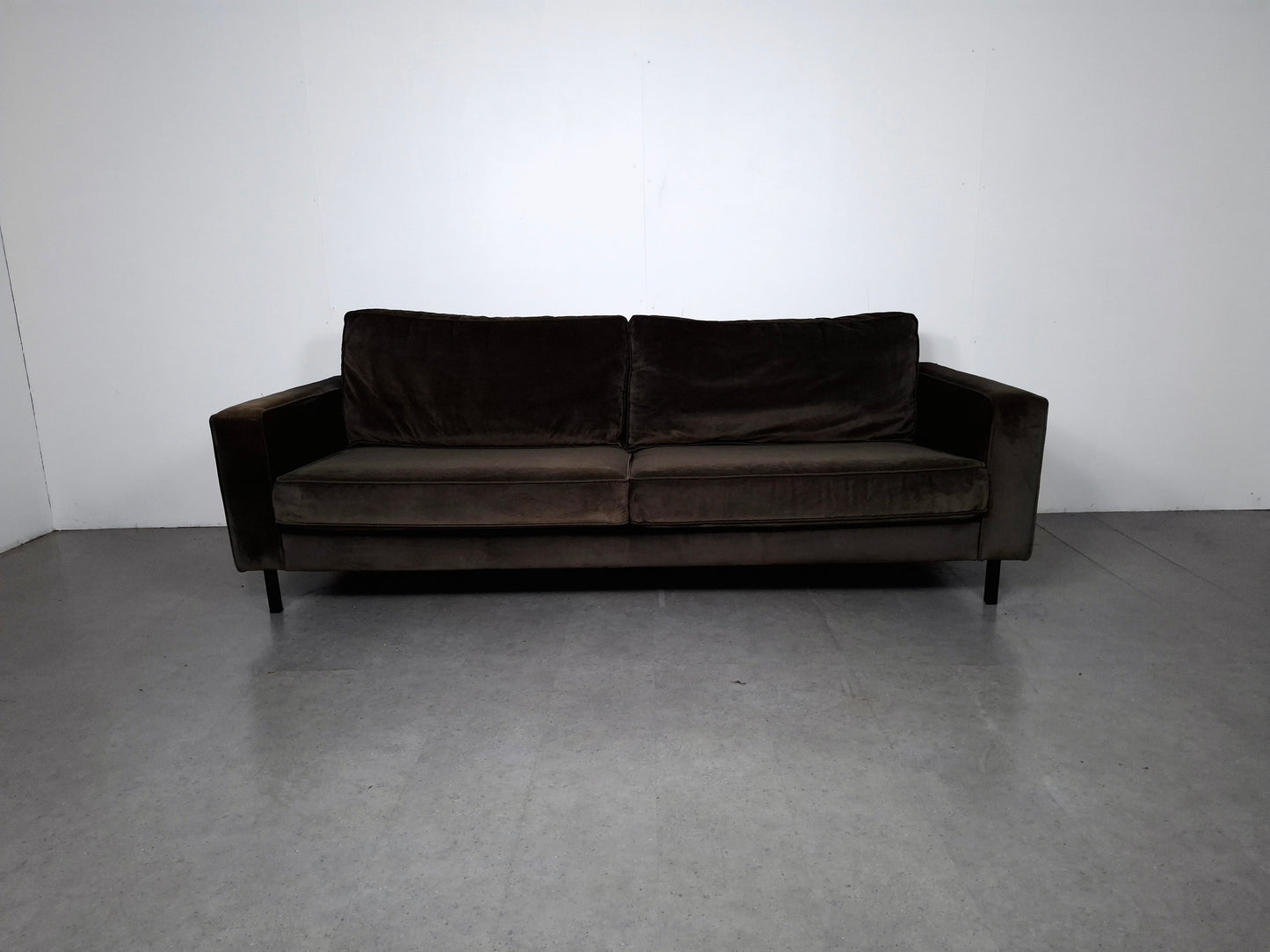 Woood Robin 3 zits Bank met Hocker | Warmgroen
