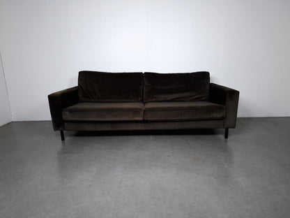 Woood Robin 3 zits Bank met Hocker | Warmgroen