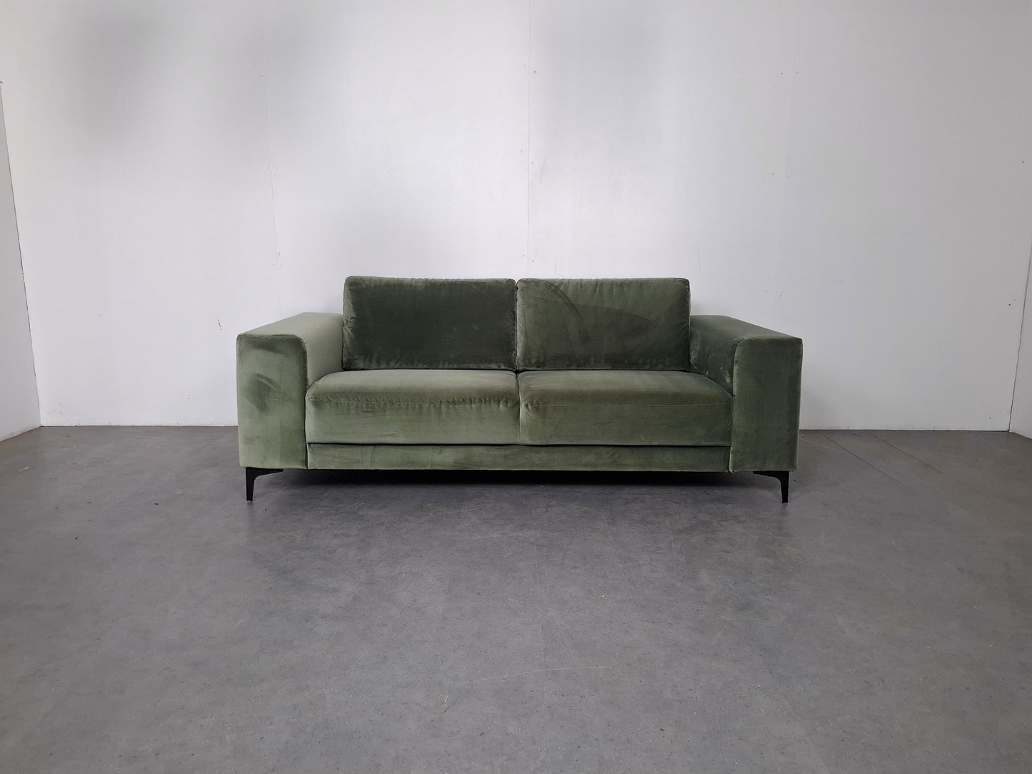Velvet 2,5 zits Bank | Groen