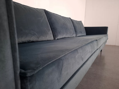 BePureHome 3 zits Bank met Hocker | Velvet Teal