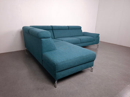 Montel Chicago hoekbank | Aqua blauw