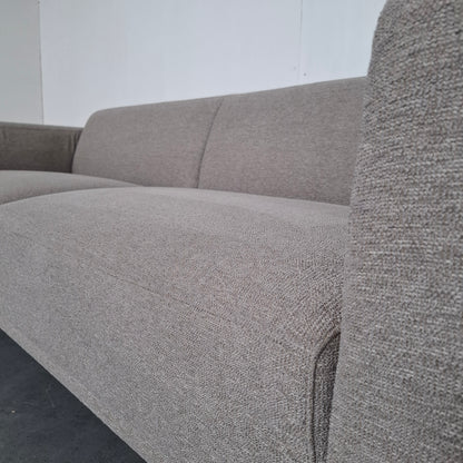 BY SIDDE Odin 4 zits bank met hocker | Grijs