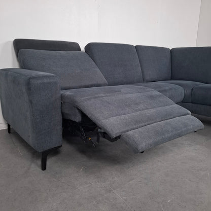 Elektrische Pronto Wonen hoekbank | Jeans blauw