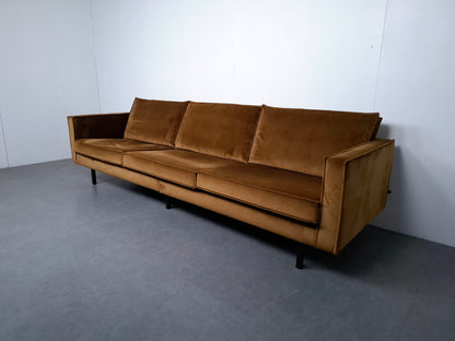 BePureHome Rodeo velvet 3 zits bank | Geel