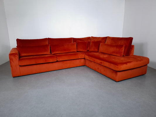 Luxe Zitmaxx hoekbank Zo goed als nieuw | Oranje