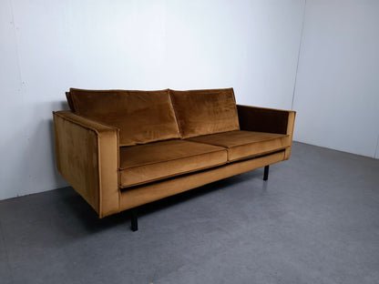 BePureHome Rodeo velvet 2 zits bank | Geel