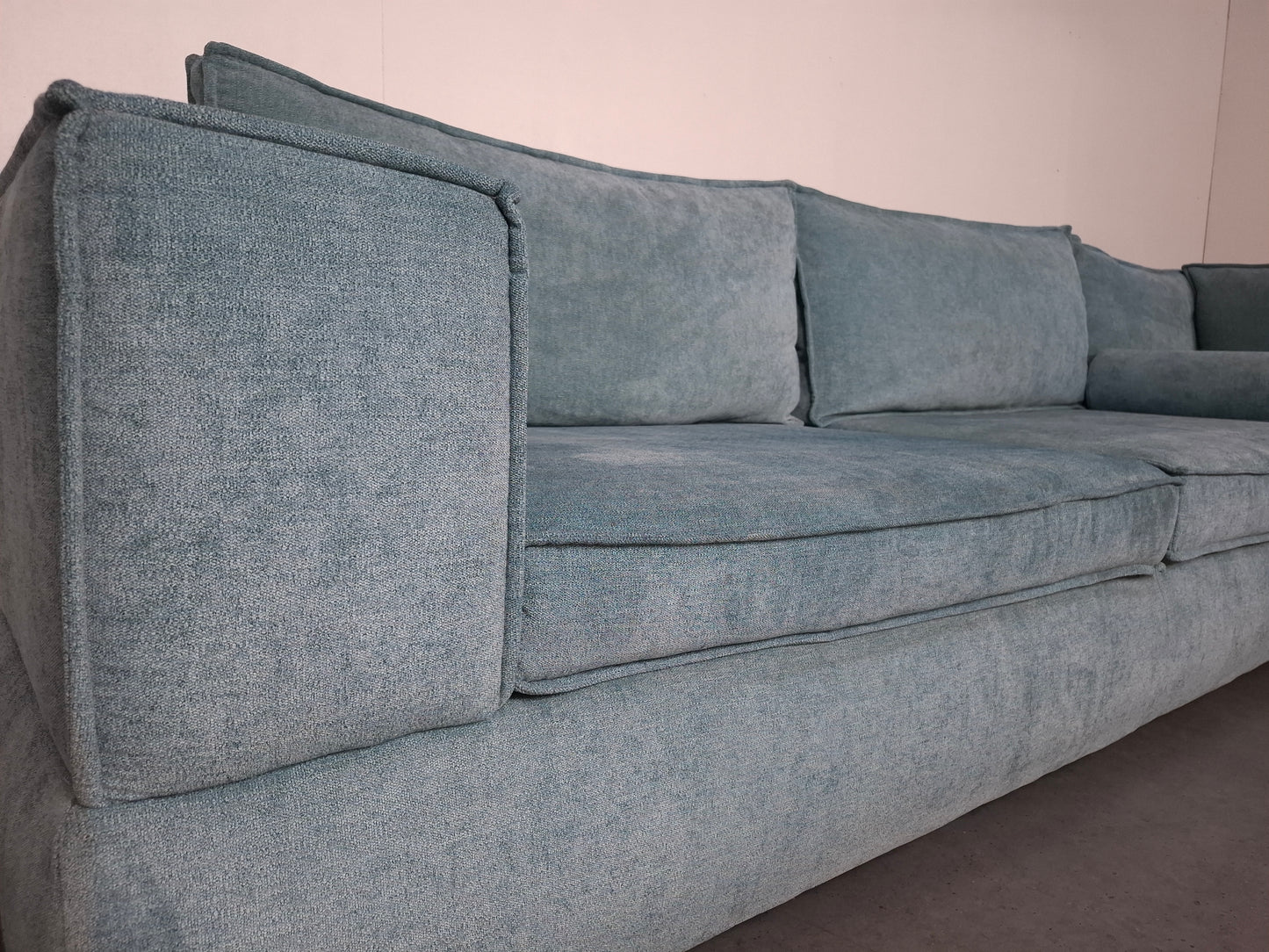 Hoogwaardige hoekbank | Licht blauw