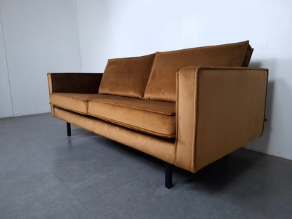 BePureHome 2 zits Bank met Hocker | Honing geel