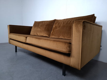 BePureHome Rodeo velvet 2 zits bank | Geel
