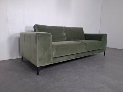 Velvet 2,5 zits Bank | Groen
